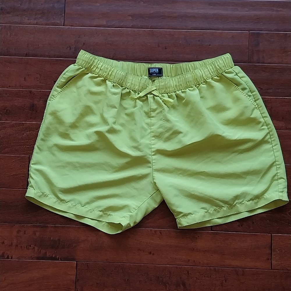 Neon yellow shorts